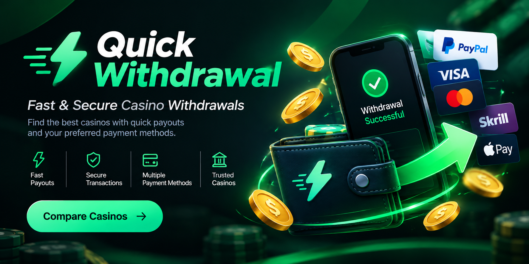 Quick Withdrawal β fast and secure casino withdrawals